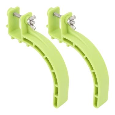 Imagem de Jiawu Estribos de Escalada Rápida Estribos de árvore de Escalada Rápida Ergonômicos, Confortáveis ​​e Leves Com Corda para Trabalhadores de Suporte de árvore (Verde)