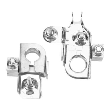 Imagem de Hilitand Grampos Terminais de Bateria Positivos e Negativos, Kit de Substituição 926 882 Com Limpador de Ferramenta de Escova, para Instalação Perfeita e Manutenção da Bateria