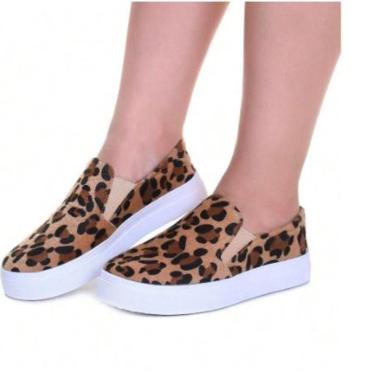 Imagem de Tênis Slip On Feminino Estampa oncinha-Feminino