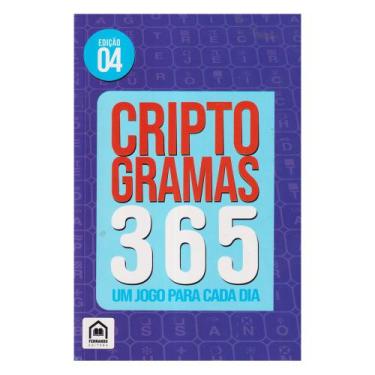 Imagem de Livro 365 Criptogramas Ed. 04 Passatempos Exercícios Mentais Memória, 