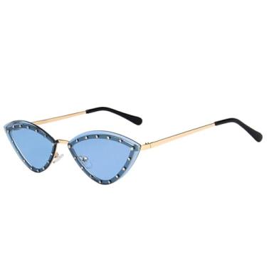 Imagem de Óculos de Sol Olho de Gato Metálicos em Cores Candy, Sem Aro, para Esportes ao Ar Livre, Corrida e Ciclismo, 07