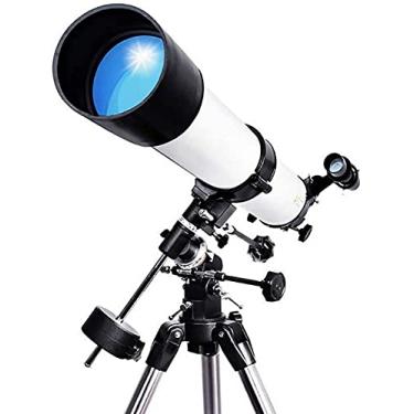 Imagem de pcagfaajmh Telescópio LLL HD Astronômico com Tripé, Monocular, Lua, Observação de Pássaros, Presente para Crianças