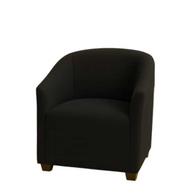 Imagem de Os apoios de braço em forma de ferradura, capa cadeira, são revestidos com gel elástico, o que facilita a instalação e garante sua fixação(PRETO)