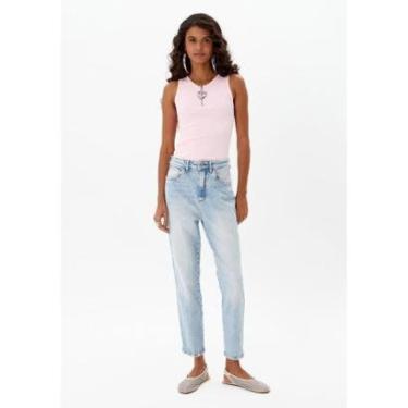 Imagem de Calça Jeans Mom Cintura Super Alta-Feminino