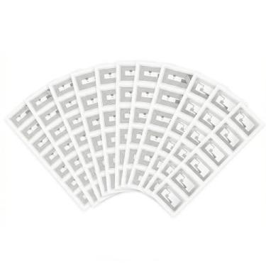 Imagem de Adesivo NFC com chip NTAG215 original, 11 x 21 mm, etiquetas RFID transparentes regraváveis de memória de 504 bytes, adequado para todos os dispositivos e smartphones habilitados para NFC (100 peças)