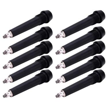 Imagem de 10 pontas de vara de trekking, ponta de haste de aço de tungstênio, acessórios para bengalas, pés de borracha para mastro de caminhada - Equipamento de escalada para caminhada