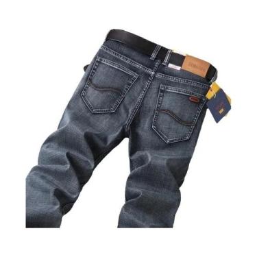 Imagem de Calças Jeans Masculinas Casuais De Negócios Com Stretch KUBRO 2025 Mod