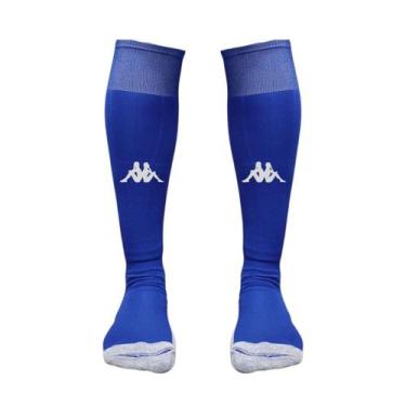 Imagem de Meiao de futebol adulto esportivo kappa silver treino e competição - t