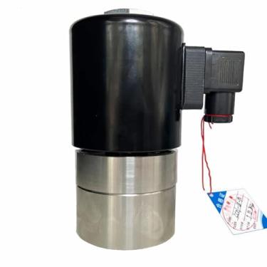 Imagem de Válvula solenoide de alta pressão bidirecional 700bar 70MPa CO2 1/4 3/8 24V orifício 2 mm SS304 DN2 normalmente fecha 200°C (NPT-AC110V)