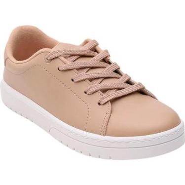 Imagem de Tênis Moleca Feminino Clássico Casual Sola Baixa Pelica Macio Passeio Leve Conforto Confortável-Feminino