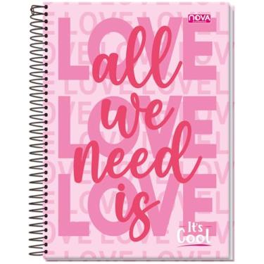 Imagem de CADERNO COLEGIAL C/D ESPIRAL IT'S COOL 10 MATÉRIAS 160 FLS GOFRADO