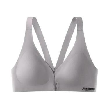 Imagem de Sutiã Esportivo plus Size De Verão Com Fecho Frontal Ajustável, Respir