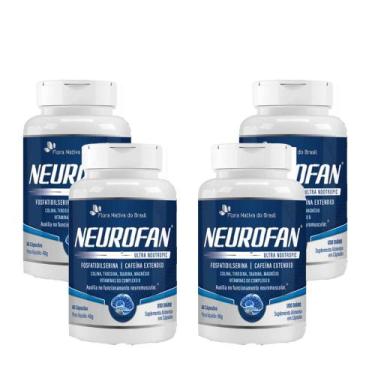 Imagem de Kit 4 Neurofan Ultra Nootropic Fosfatidilserina + Vitaminas 4x60 cps F