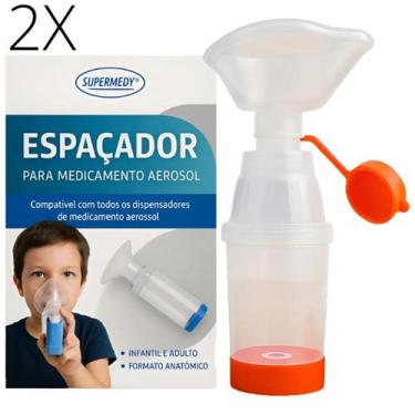 Imagem de 2 Espaçador P/ Medicamentos Adulto Infantil Supermedy