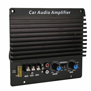 Imagem de lyrlody Placa de Amplificador de Carro de Liga de Alumínio Premium, Design Esbelto, Amplificador de Placas de 12V Profissional Com Som Poderoso, Construção Sólida, Instalação Fácil, Potência de
