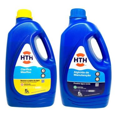 Imagem de Algicida Manutenção 5l + Clarificante Maxfloc 5l Hth