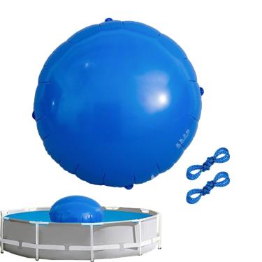 Imagem de Travesseiro de piscina para inverno | Equalizador de , almofada de ar inflável com cordas | para jardim, quintal, gramado, escola, ginásio, residencial, lagoa comunitária