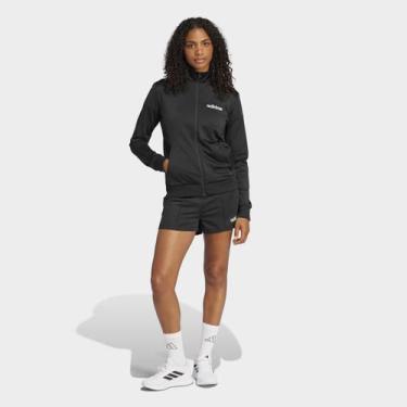 Imagem de Conjunto Adidas Logo Linear Feminino, Preto, G