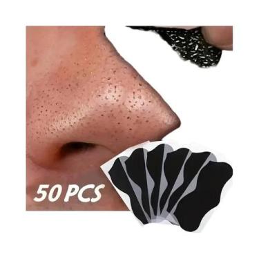 Imagem de Tiras Nasais De Carvão De Bambu Removedoras De Cravos 50/100PCS Tratam