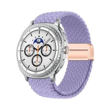 Imagem de Pulseira Magnética De Nylon Trançado Solo Loop De 40mm 44mm 46mm Para 