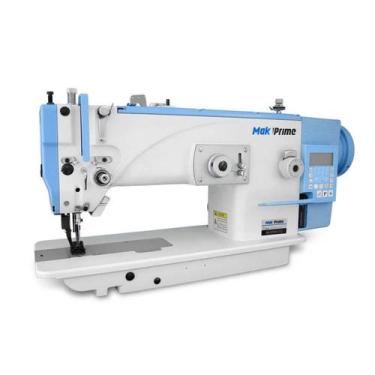 Imagem de Maquina Zigzag Eletrônica Transporte Duplo Pesada Mak Prime