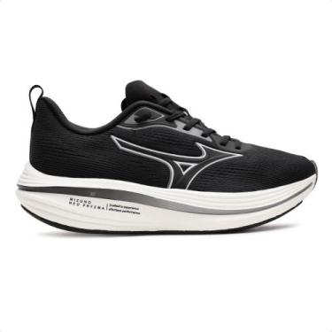 Imagem de Tênis Mizuno Neo Pryzma Unissex, 41, Preto, Branco