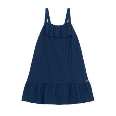 Imagem de Vestido infantil menina com babado Brandili-Feminino