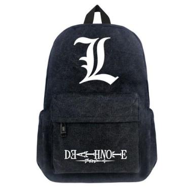 Imagem de Mochila Anime School Bag Children Death Note 30x12x40cm - Yiweisai