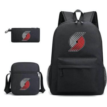 Imagem de Conjunto de mochilas Basketball Star School Bag Blazers para crianças 