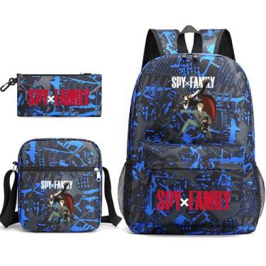 Imagem de Conjunto de mochilas Spys Familys Twilights Cartoon Kids Nylon - Yiwei
