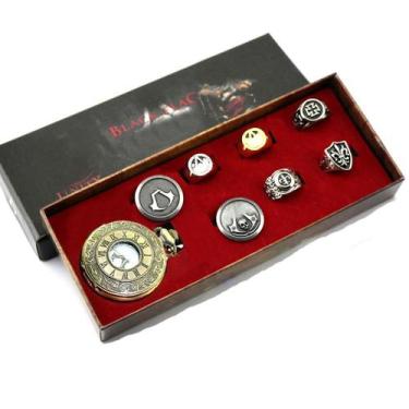 Imagem de Relógio de bolso Assassins Connor, 8 unidades/conjunto retrô com corre