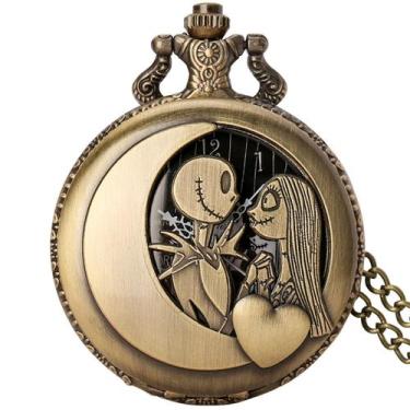 Imagem de Relógio de bolso Nightmare Before Christmas Jack Skellington - yiweisa