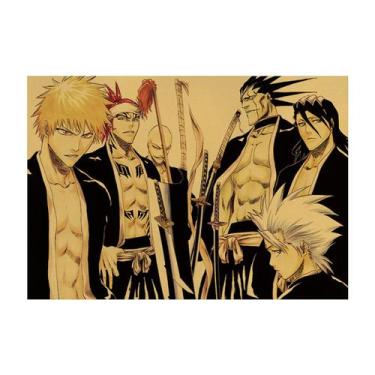 Imagem de Pôster de arte de parede Picture Bleachs Anime Art 50.5x35cm - yiweisa