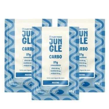 Imagem de 3x Sache Jungle Endurance Carbo Plant Power Neutro 40g -, Neutro