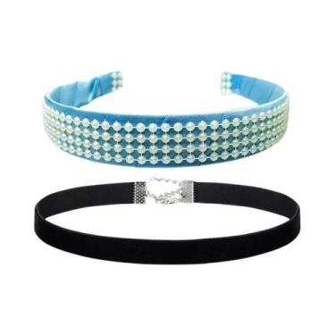 Imagem de Varinha Mágica Borboleta Azul, Coroa, Cristal, Salto Alto, Colar, Joia