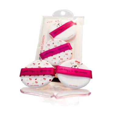 Imagem de Esponja Dupla Puff Air Cushion para Base e Pó Hello Kitty Klass Vough