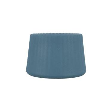 Imagem de Vaso Tramontina Lótus em Polietileno Azul Turquesa 8,5 cm