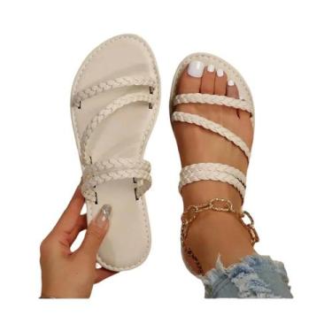 Imagem de Sandálias Femininas Elegantes Antiderrapantes De Dedo Aberto Confortáv