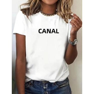Imagem de Camiseta Feminina Casual Elegante - Lavável na Máquina - Gola Redonda,
