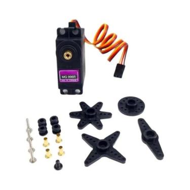 Imagem de Servo De Metal De Alto Torque MG90S MG996R Para Helicóptero RC Marinho