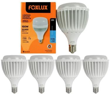 Imagem de Kit 5 Lampada Led Alta Potência 150w 6500k E40 Bivolt Foxlux