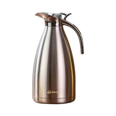 Imagem de Garrafa Térmica De Aço Inoxidável De Grande Capacidade Para Água Quent