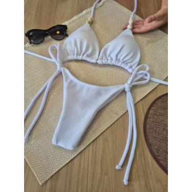 Imagem de Biquíni Fio Duplo Feminino Amarração Lateral - Bronze Perfeito Moda Pr