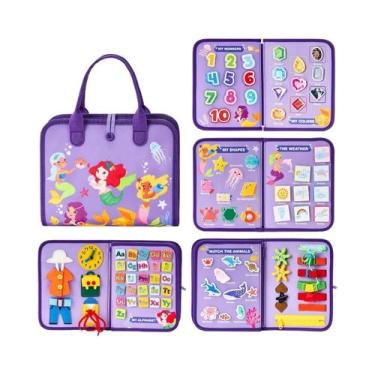 Imagem de Brinquedo Sensorial Educacional Montessori Para Crianças Pequenas: Ati