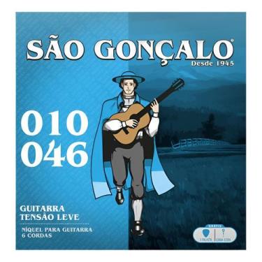 Imagem de Encordoamento .010 Níquel Para Guitarra São Gonçalo