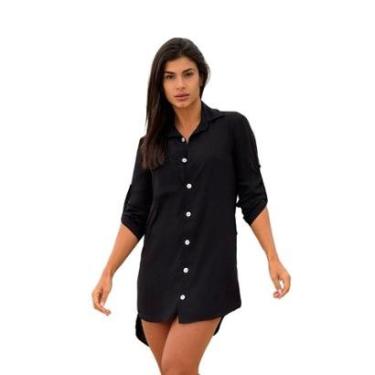 Imagem de SAÍDA DE PRAIA CAMISA/VESTIDO MANGA 3/4-Feminino