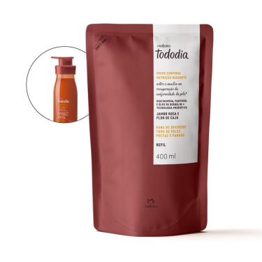 Imagem de Refil Creme Desodorante Corporal Tododia Jambo Rosa Flor De Caju 400ml Natura