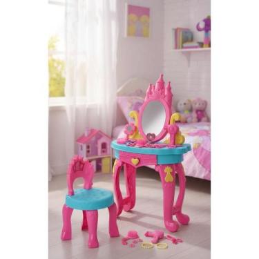 Imagem de Penteadeira Infantil Mágica Rosa C/ Acessórios e Espelho - Congratulat