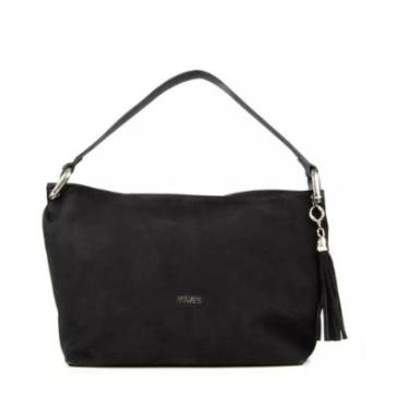 Imagem de Bolsa Feminina Orcade Shopping Grande Couro Preta - OC0823-Feminino