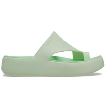 Imagem de Sandália Crocs Getaway Platform Toe Loop Sandal Jade Tint-Feminino